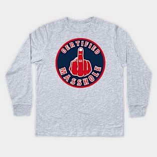 Certified Masshole Kids Long Sleeve T-Shirt